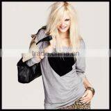 Fashion New Design European Style Love Pattern Girl Long Sleeve Baggy T-shirt thumbnail-3