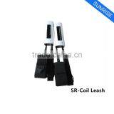 Wholesale Coiled PU Surfing Leash Cord 6'-12' Surf Leash for Paddle Board thumbnail-1