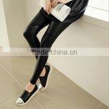 EY0094L Autumn Winter New Women PU Stitching Leather Leggings for Women thumbnail-3