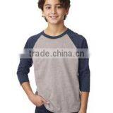 Next Level Apparel Youth CVC 3/4 Raglan Tee - Made From 60% Combed Ring-spun Cotton and 40% Polyester Jersey thumbnail-2