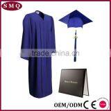Custom Wholesale Blue Graduation Cap and Gown thumbnail-1