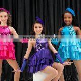 2014 Girls Competition Dance Wear Tutu Dress Costume Kids&teen -princess Girls Dress Costume-shiny Country Girl Ballet Dance thumbnail-1