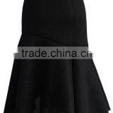 Guangzhou Shandao Wholesaler High Quality Fashion Party Wear Women Summer Black Knee Length Cotton Net Flare Long Skirt thumbnail-5