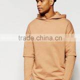 Longline Oversized Hoodie With Double Layer Sleeves & Zips thumbnail-1