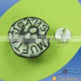 Round Square Rusty Trousers Screw Back Buttons With Low MOQ thumbnail-3