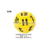 (Q199) 12 SIDES SOFT PU DICE thumbnail-1