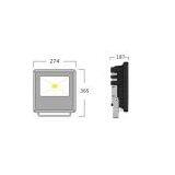 150W,high Quality Power Supply, SMD 3528, 4000~4500K ,18000~19000LM,LED Flood Light thumbnail-2
