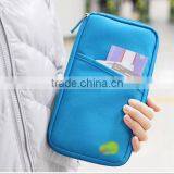 Travel Flat Credit Card Money Passport Handy Fabric Case Holder Wallet thumbnail-3