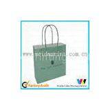 Recycled White Kraft Paper Bag For Food , Customized White Paper Bags thumbnail-1