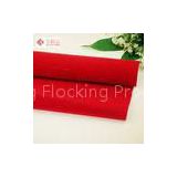 Flocking Style Polyester Printed Velvet Fabric For Jewellry Boxes / Packaging Box