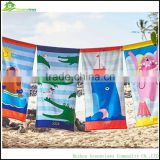 100% cotton beach towel 2017 custom printed cotton beach towel with logo