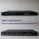 8xCVBS MPEG-2/H.264 Encoder Modulator CS-60801C Series Digital TV broadcasting equipment