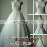 EB2271A Embriodery Stand Collar Wedding Dress thumbnail-1