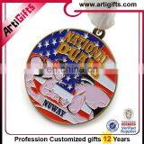 Finely processed soft enamel metal judo medal