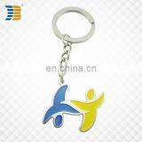 3D Bird Shape Custom Made Metal Enamel Keychain