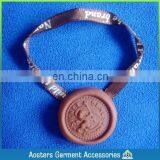 Custom Logo Wine Bottle Wax Seal Tag With Ribbon