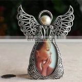 jewelry metal angel figurines picture photo frame angel sweet baby bronze photo frame