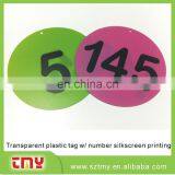 0.5mm Thickness Plastic Tags With Numbers thumbnail-1
