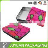 Tin Cosmetic Gift Boxes Tin Aluminum Cosmetic Packaging Box