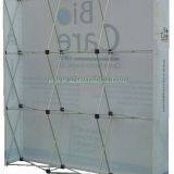 8ft Portable Aluminum Frames Tension Fabric Foldable Pop up Wall Banner Display Stand thumbnail-2