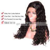 Naked Virgin Brazilian Human Hair Wigs for Black Women