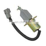 Diesel Engine Parts Fuel Stop Solenoid 1751ES-12A3UC12B1S for Excavator R60-5