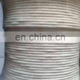 Customized 12 * 4mm Kevlar Braided Cord Rope Used on Glass Tempering Plant Quenching Section thumbnail-1