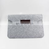 eco friendly yellow color customized felt document nylon laptop bag