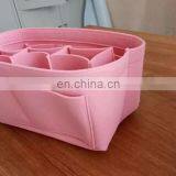 1 Set 4 Size Soft Pink Felt Insert Organize Handbag thumbnail-6