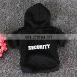High Quality Cotton Security Printing Black Hoodie Dog thumbnail-4