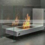 4mm 5mm 6mm Tempered Fireplace Glass Panel thumbnail-2