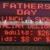 P7.62 Single Red Color LED Message Sign