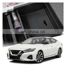 Interior Accessories Parts Silicone Armrest Rest Storage Box Center Control Console Organizer Tray For Nissan Maxima 2016-2021