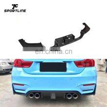 Carbon Fiber F8x M3 M4 Rear Valance Lip for BMW F82 F83 M4 F80 M3 2015- 2019 thumbnail-1