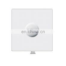 New Design 10A/16A White British Standard European Standard Dimmer Flame Retardant PC Panel Electrical Wall Switch Socket Panel