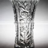 Different Fancy Patterns and Different Sizes Transparent Glass Vase Quality Choice thumbnail-3