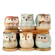Manufacturer sells owl mini flowerpots
