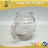 480ml Round Glass Jar With Handling for Beer Drinking thumbnail-2