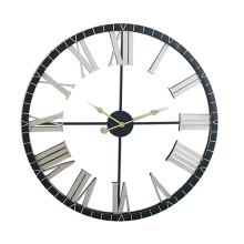 25 Inch Large Metal Skeleton Decorative Wall Clock thumbnail-3