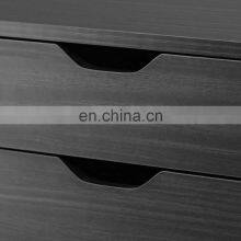 Black Veneer MDF Storage Office File Cabinet thumbnail-4