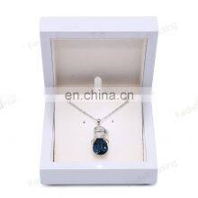 New Arrival Hot Selling Wooden Jewelry Box Custom Logo Pendant Earring Box thumbnail-2