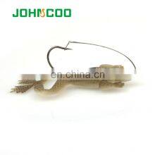 JOHNCOO 4pcs Frog Lure Fishing Lures 6cm 5g Artificial Fishing Bait Topwater Wobbler Bait For Pike Snakehead Soft Bait thumbnail-3