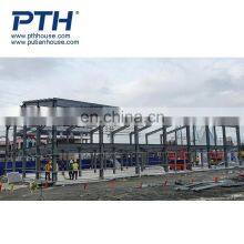 Prefabricated Steel Warehouse Workshop Hangar Hall Steel Structure Price thumbnail-3