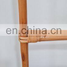Hot Natural Rattan Blanket Towel Ladder / Quilt Ladder Rack Decorative Quilt Display Ladder 4 Tier Multifunction thumbnail-5