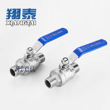 Stainless steel 2PC Ball Valve Male Thread End