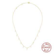 S925 Sterling Silver Design Imitation Pearl Necklace thumbnail-2