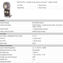 SIEMENS SKP25.001E2 Valve Actuator thumbnail-1