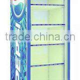 High Quality Vertical Glass Door Beverage Showcase
