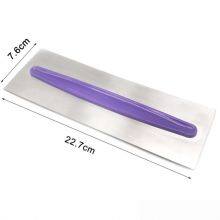 Stainless Steel Cake Icing Smoother Polisher Frosting Cream Comb Fondant Cake Decorating Scraper thumbnail-5