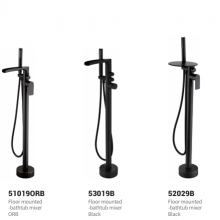 Elegant Fashionable Flexible Modeling Floor Mounted Bathtub Mixer thumbnail-3